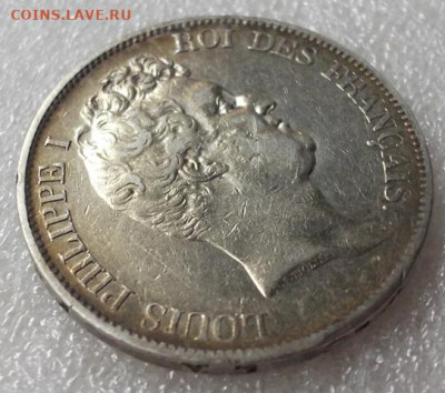 Франция 5 франков 1831 год. - 005.JPG