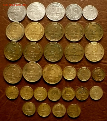 1,3,10,15,20 копеек 1926-49года(32монеты).до 23.10.25г! - 11zon_cropped (2)
