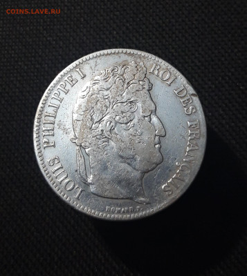 ФРАНЦИЯ 5 франков 1839 года В Луи Филипп 1 До 24.10 - 20251010_220155