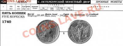 Медная копия: 5 коп. с портретом Анны 1740 до 24.02.12 22-00 - 5 копеек 1740 портрет.JPG