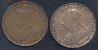 Австралия 1 пенни 1922 г. 20.10.2025 г. 22 -00 МСК. - Австралия1