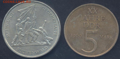 ГДР 5 марок 1969 г.20.10.2025 г. 22 -00 МСК. - ГДР1