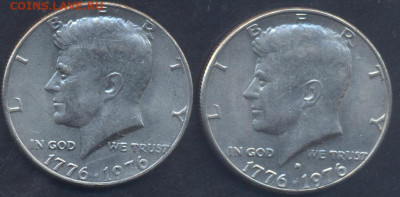 США 50 центов 1976 г. Минт P,D. 20.10.2025 г. 22 -00 МСК. - США1