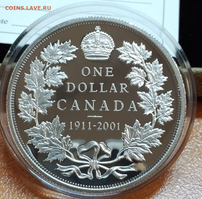Канада 1 доллар 2001 90 лет чеканке канадских монет до 23.10 - IMG_20251019_172718_959