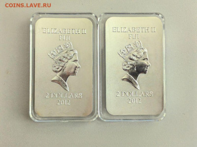 2дол 2012 Фиджи. Православные святыни. Моисей, Ag999 (2шт) - фиджи-2 2012 Моисей-3