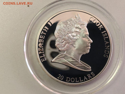 20дол 2011 О-ва Кука Вид на залив Каналетто, Ag999, до 26.10 - Х 2011 Вид на залив-3