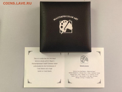 20дол 2009 О-ва Кука Бегство в Египет Рубенс,Ag999, до 26.10 - Х 2012 Бегство в Египет-4