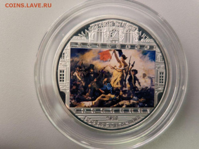 20дол 2013 Свобода на баррикадах Делакруа,Ag999, до 26.10 - 2013 Свобода-2