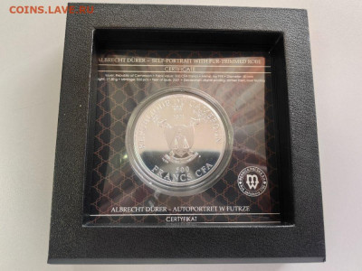 500фр 2021 Камерун Дюрер Автопортрет 28лет, Ag999, до 26.10 - Ч Дюрер Автопортрет-4