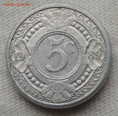 Нидерландские Антильские о-ва 5 центов 1989 до 26.10.2025 - Нидерландские Антильские острова 5 центов 89.JPG