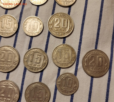 Лот 10-15-20 копеек 41-57г 26 шт С РУБЛЯ до 23.10 - 20251020_223946