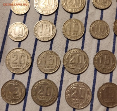 Лот 10-15-20 копеек 41-57г 26 шт С РУБЛЯ до 23.10 - 20251020_223940