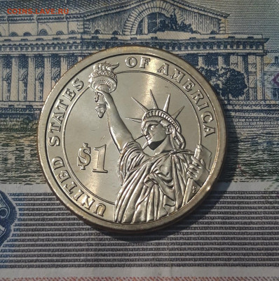США 1 доллар 2007 года президент N4 Джеймс Мэдисон До 27.10 - 20250424_214549