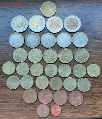 Монеты Евро с номинала до 26.10.2025 в 22:00 - 5253507729526485022