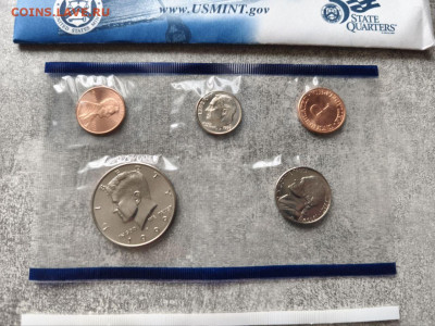 США годовой набор 1999 серия Штаты до 26.10.2025 22.00 - 1999-5