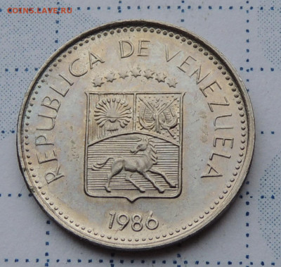 Венесуэла 5 сентимо 1986 до 26.10.2025 - Венесуэла 5 сентимо 86 .JPG