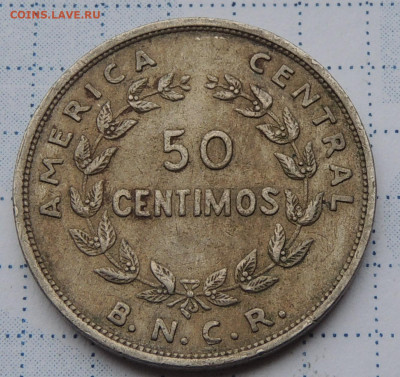 Коста-Рика 50 сентимо 1948 до 26.10.2025 - Коста-Рика 50 сентимо 48.JPG