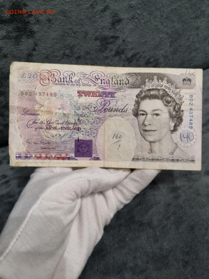 Англия 20 фунтов 1991 Великобритания до 26.10.2025 в 22:00 - 5246708882196260161