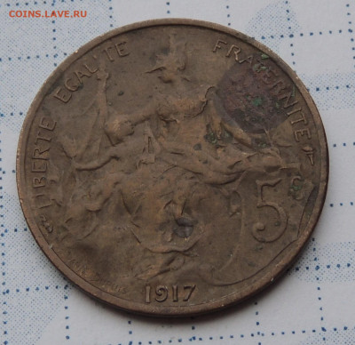 Франция 5 сантимов 1917 до 26.10.2025 - Франция 5 сантимов 1917.JPG