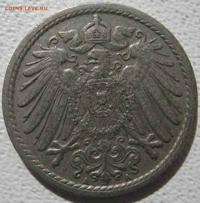  Империя	5 пфеннигов 1912 A до 24.10. - IMG_4195.JPG