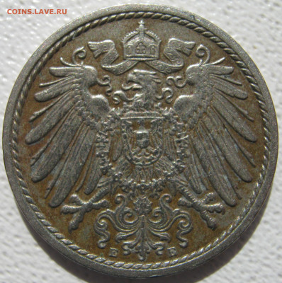  Империя	5 пфеннигов 1914 E до 24.10. - IMG_4220.JPG
