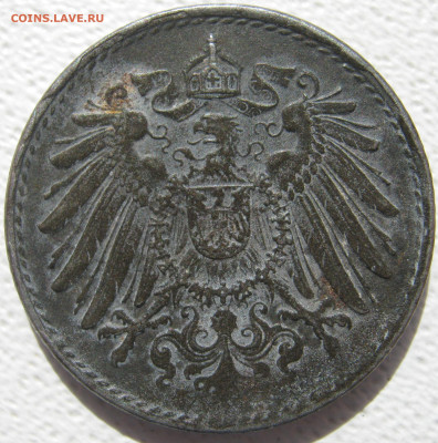  Империя 5 пфеннигов 1921 A (Fe) до 24.10. - IMG_4328.JPG