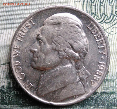 США 5 центов 1988 года до 27.10.2025 - IMG_20251020_174918