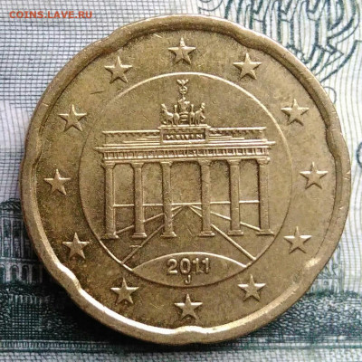 Германия 20 центов 2011 года до 27.10.2025 - IMG_20251020_175429