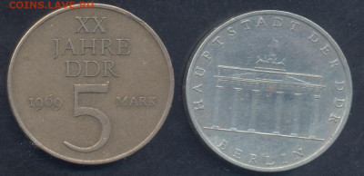 ГДР 5 марок 1971 г.   24.10.2025 г. 22 -00 МСК. - ГДР1