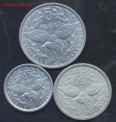 Фр. Новая Каледония 5 франков 1952 г.   24.10.2025 г. 22 -00 - Новая Каледония