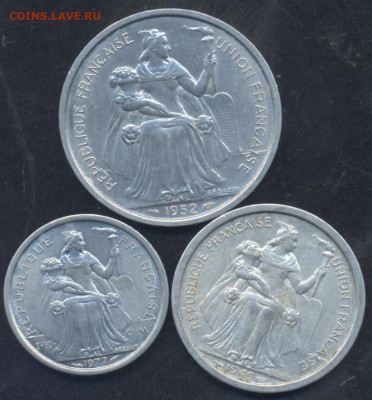 Фр. Новая Каледония 5 франков 1952 г.   24.10.2025 г. 22 -00 - Новая Каледония 1