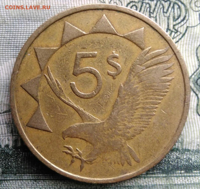 Намибия 5 долларов 1993 года до 27.10.2025 - IMG_20251022_212718
