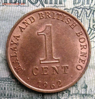 Малайя и Британское Борнео 1 цент 1962 года до 27.10.2025 - IMG_20251022_213727