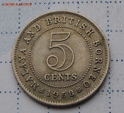 Малайя и Борнео 5 центов 1958 до 26.10.2025 - Малайя и Борнео 5 центов 58.JPG