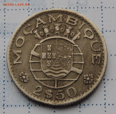 Мозамбик 2.5 эскудо 1955 до 26.10.2025 - Мозамбик 2.5 эскудо 55.JPG