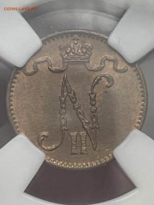 1 пенни 1916 года, в слабе ННР, MS64RB. До 25.10 - IMG_6392