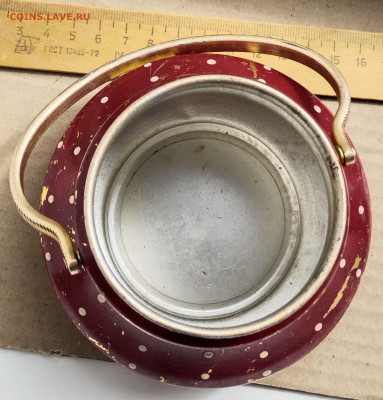 Чайница-сахарница СССР 60-х годов. Алюминий до 29.10.25. 22- - 7