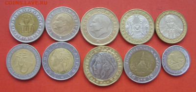 Лот биметалла мира 10 штук.20-21 век. - SDC10617