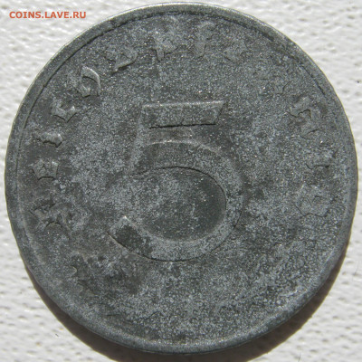 3 рейх 5 рейхспфеннигов 1941 F до 25.10. - IMG_3752.JPG