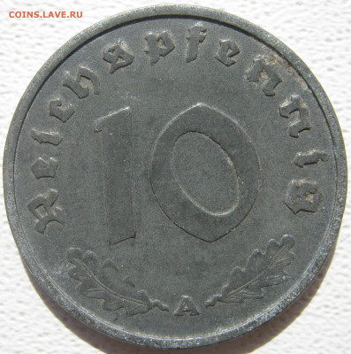  3 рейх 10 рейхспфеннигов 1940 A до 25.10. - IMG_3762.JPG