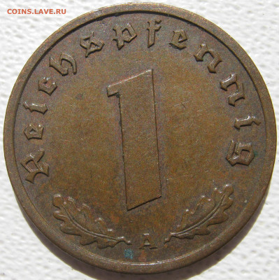  3 рейх 1 рейхспфенниг 1939 A до 25.10. - IMG_3636.JPG