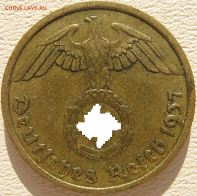  3 рейх 10 рейхспфеннигов 1937 A до 25.10. - IMG_3503_1.JPG