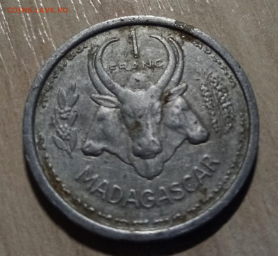 Мадагаскар 1 франк 1948 г до 30.10 - мад2