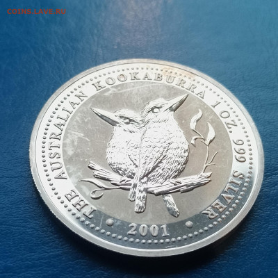 Австралия, 1 доллар 2001, Кукабары, до 30.10.2025 - IMG_20251024_091423
