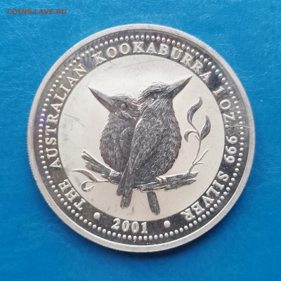 Австралия, 1 доллар 2001, Кукабары, до 30.10.2025 - IMG_20251024_091326