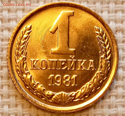 1 копейка 1981 года Штемпельный Блеск до 25.10 в 22.00 - 1761320345549