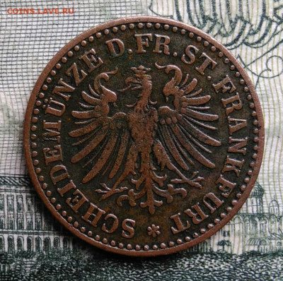 Германия Франкфурт 1 геллер 1859 года до 27.10.2025 - IMG_20251023_212556