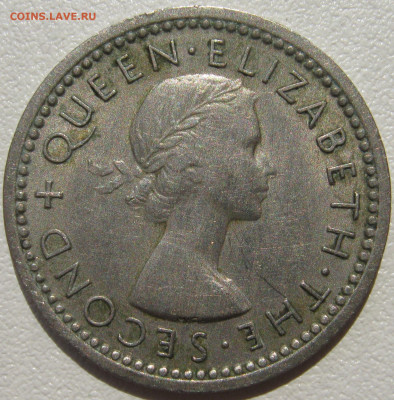 Родезия и Ньясаленд 3 пенса 1955 цветок огненная лилия 27.10 - IMG_3175.JPG