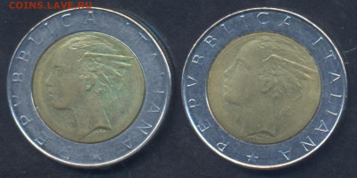 Италия 500 лир 1986 г.7.10.2025 г. 22 -00 МСК. - Италия 500 1