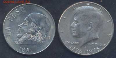 США 50 центов 1976 г.27.10.2025 г. 22 -00 МСК. - Мексика1